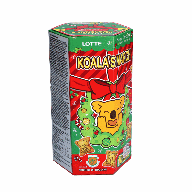 [61927] 乐天 小熊 注心饼干 圣诞版 195g | LOTTA Koala's March X-Mas (Christmas Edition) 195g