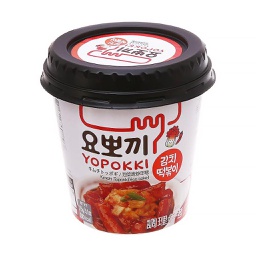 [61945] yopokki 泡菜味年糕 115g | ASEA Yopokki Rice Cake Cup Kimchi 115g