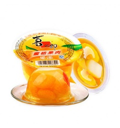 [62006] 喜之郎 蜜桔果肉果冻 200g | XZL Fruit Jelly - Sweet Tangerine Flavor 200g