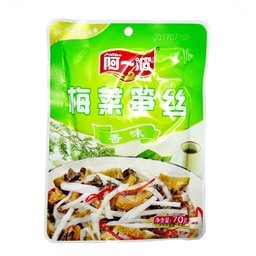 [20657] AYB Shredded Preserved Vegetables and Bamboo Shoots 70g | 阿一波 脆笋梅菜 70g