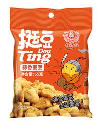 [62030] WCJ Broad Bean - Garlic Flavor 65g | 翁财记 蒜香味蚕豆  65g