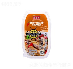 [20678] YUJIAXIANG Spicy Yellow Croaker Can 80g | 鱼家香 香辣鲜炸黄花鱼罐头 80g