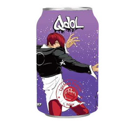 [62087] 拳皇 荔枝味苏打水 330ml | QDOL Lychee Flavour Soda 330ml