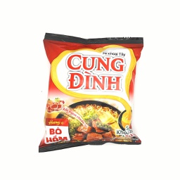 [31334] Cung Dinh Inst. Noodles Stewed Beef Flavour 77g | Cung Dinh 方便面 红烩牛肉味 77g