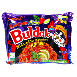 [31389] 韩国 三养火鸡面 哈瓦那辣椒柠檬味 135g | KR Samyang Buldak Ramen Hot Chicken Habanero Lime 135g