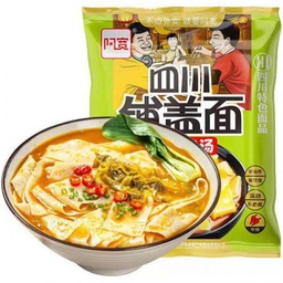 [31406] 百家 阿宽 四川铺盖面 劲爽酸汤味 115g | BJ AKUAN Sichuan Instant Noodle Sour Soup Flavor 115g