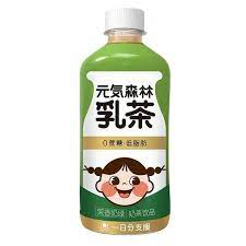 [62247] YQSL Milk Tea Jasmine Milk Green 450ml | 元气森林 乳茶 茉香奶绿 450ml