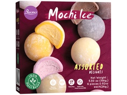 [81229] BUONO Ice Mochi Assorted Flavor 156g |BUONO 麻薯冰淇淋 混合口味 156g