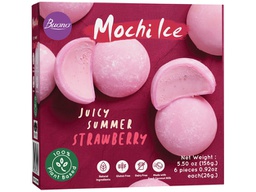 [81231] BUONO 麻薯冰淇淋 草莓口味 156g | BUONO Ice Mochi Strawberry Flavor 156g