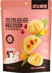 [62264] WSQQ Soft Cookies- Mango & Cranberry 120g | 武士曲奇 芒果蔓越莓味 120g