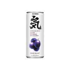 [62270] Genki Forest Zero Sugar Sparkling Water Grape Delight Flavour 330ml | 元气森林 0卡0脂 夏黑葡萄味 苏打水 330ml