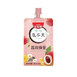 [62287] SHT Herbal Jelly Honey Lychee Flavor 253g | 生和堂 可吸龟苓膏 蜂蜜荔枝味 253g