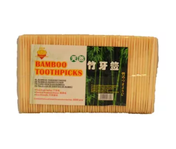 [70599] Golden Lion Bamboo Tooth Picks 2200pcs | 金狮牌 竹牙签 2200pcs