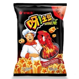 [62360] 好丽友 呀土豆 麻辣小龙虾味 40g | HLY Potato Chips Spicy Crayfish Flavor 40g