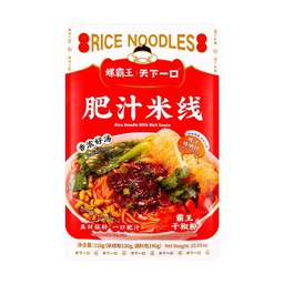 [62395] LBW Rich Fathy Sauce Rice Noodle 310g | 螺霸王 肥汁米线 310g