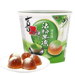 [62424] 喜之郎 沾粉果冻 抹茶味 135g | XZL Jelly Snack with Matcha Powder 135g