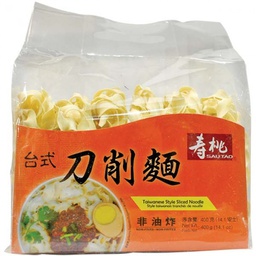 [30772] 寿桃 台式 刀削面 400g | Shoutao Taiwanese style sliced noodle 400g