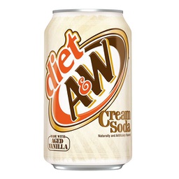 [62481] A&W Cream Soda Diet 355ml | A&W 零糖奶油苏打饮 355ml