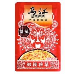[20235] Wujiang preserved vegetables spicy 80g | 乌江榨菜丝微辣 80g