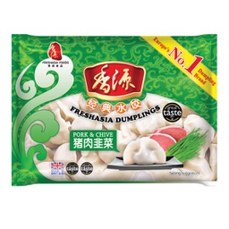 [80163] FF Pork & Chive Dumplings 400g | 香源 猪肉韭菜水饺 400g