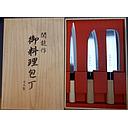 [70240] Seki Ryu Sashimi+Nakiri+Santoku Knife Set | 日本鱼生刀套装 (3把)