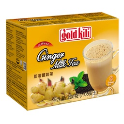 [60175] Gold KILI Instant Honey Ginger Milk Tea 8*25g | 金麒麟 蜂蜜姜奶茶 8*25g