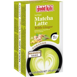 [60176] Gold KILI Instant Matcha Ginger Latte 10*25g | 金麒麟 姜抹茶拿铁 10*25g