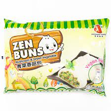 [80156] FF Mushroom & Green Vegetable Bun 480g | 香源 青菜香菇包 480g
