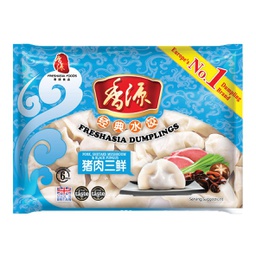[80187] Fresh Asia Prok, Shiitake, Black Fungus Dumplings 400g | 香源 猪肉三鲜水饺 400g