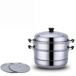 [70261] steamer pot 32" | 不锈钢蒸锅 32“