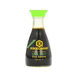 [40323] KIKOMAN Less Salt Soy Sauce (DISP) 6/150I | Kikkoman 萬字牌 酱油 (少盐) 150ml