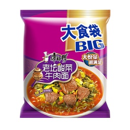 [30506] 康师傅 老坛酸菜牛肉面(大) 162g | Mr. Kons instant noodles sauerkraut beef 162g