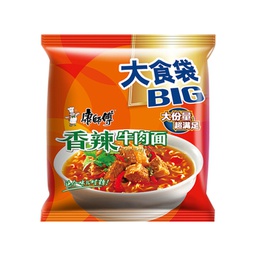[30532] Mr.Kon Spicy Beef noodles 144g | 康师傅 香辣牛肉面(大) 144g