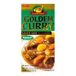 [40476] S&B 咖喱块 中辣 92g | S&B Golden Curry Chukara Middle Hot 92g