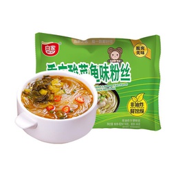 [30431] BJ Inst Vermi Artif Cabbage/Fish 110g | 白家陈记 方便粉丝 酸菜鱼 袋装 110g