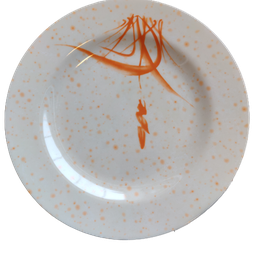 [70300] 密胺10''平碟 秋草 210A | Melamine 10'' Rounded Flat Plate Autumn Grass 210A
