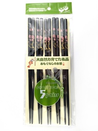[70298] Japanese Chopsticks Black | 黑色梅花漆筷
