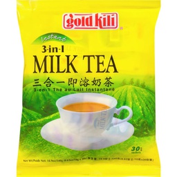 [60178] 金麒麟 三合一 即溶奶茶 10*18g | GOLD KILI Instant Tea with Milk 10*18g