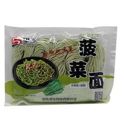 [30821] 望乡 菠菜面 (新鲜) 400g | Wheatsun Fresh noodles Spinach 400g