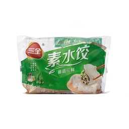 [80331] SQ Dumplings Svamp&Pak Choi 455g | 三全 菌菇三鲜水饺 455g