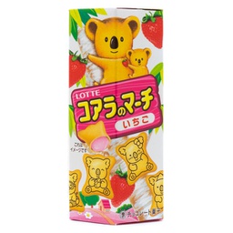 [60917] Koala's March Biscuit Strawberry Flavour 37g | 乐天 小熊 注心饼干 草莓口味 37g