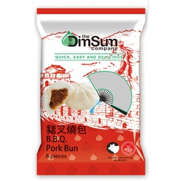 [80122] Dimsum BBQ Pork Bun 6pcs 300g | 点心牌 叉烧包 (6pcs) 300g