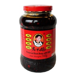 [40346] 老干妈风味豆豉油制辣椒 740g | LGM Black Bean with Chili Oil 740g