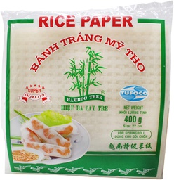 [30082] 竹树牌 越南方形米纸 22cm 400g | Bamboo Tree Rice Paper (Square) 22cm 400g