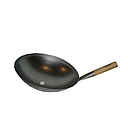 [70016] LT 16" Deep Iron Wok with Single Handle | 16 寸 单柄深锅
