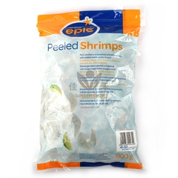[80622] EPIC 41/50 Vannamei Shrimps Raw & Peeled 800g | EPIC 41/50 PD 白虾虾仁 800g