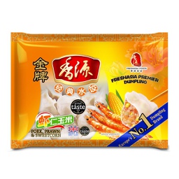 [80167] FF Premier Pork & Prawn Sweetcorn Dumplings 400g | 香源 金牌 虾仁玉米水饺 400g
