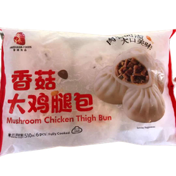 [80144] FF Cooked Mushroom Chicken Thigh Bun 510g | 香源 香菇大鸡腿包 510g