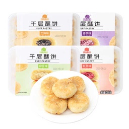 [60800] 果子町园道 千层酥 红豆味 250g | GZTYD Puff Pastry Redbean 250g