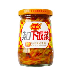 [20128] ChuanNan Crisp Cowpea with Chili Oil 330g | 川南 豇豆下饭菜 330g